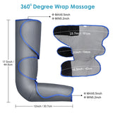 TD® Électrique air vague jambe masseur de pression d'air tuyau de poêle beauté jambe instrument bras bras masseur de perte de poids