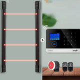 TD® Alarme tactile clavier graffiti intelligent wifi GSM alarme 2.4 pouces écran couleur TFT dispositif antivol multifonctionnel