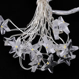 TD® Guirlande lumineuse LED impermeable en fil de cuivre d'etoile Lampe de fee de Noel Decor de fete de mariage, Blanc chaud 2 m