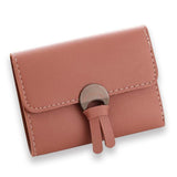 TD® Porte-Monnaie Cuir PU Couleur Marron Terracotta /Femmes Portefeuille Porte-Cartes Sac à Main Multi-Rangements Multi-Poches