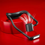 TD® Ventilateur de cou de camping portable charge usb mini ventilateur de sports de plein air avec léger petit pliable