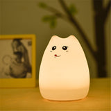 TD® LED Veilleuse de Nuit Portable bébé Veilleuse rechargeable USB avec 7 couleurs Sensible Tap de commande pour Chambre, chambre à