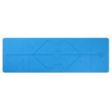 TD® Tapis Yoga -Tapis De Sport Fitness a La Maison -Tapis de Pilates,Poids léger,Antidérapant 183 * 61 * 0,6 cm bleu