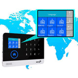 TD® Clavier tactile d'alarme antivol Détection infrarouge WIFI intelligent Détection de capteur de porte Dynamique desurveillancedel