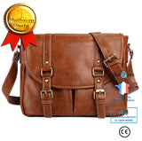 Porte-documents pour hommes cuir PU Sac à bandoulière pour hommes Casual Simple All-match Messenger Bag Fashion Computer Bag