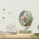 TD® Ventilateur de bureau de bureau secouant la tête chargeant un ventilateur de circulation d'air simple à la mode silencieuse