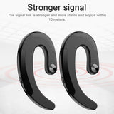 TD® Casque bluetooth binaural un pour deux casque bluetooth noir S9 conduction osseuse sport suspension oreille conduction aérienne