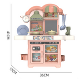 Jouets de simulation pour enfants avec vaisselle de maison avec son et lumière DIY cuisine et pressage d'eau jouet de cuisine