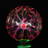 INN® Boule Lumineuse Magique Noir En Verre  6 Pouces Veilleuse Comme éclairage Décoratif De Table Et De Fête Cadeau De Noël Pour Enf