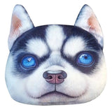 TD® Coussin imprimé tête de chien en 3D-accessoire de décoration maison-oreillette imprimé pour salon-coussin pour canapé et lit