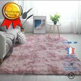 TD® Décoratif ins vent tapis personnalité doux en peluche chambre salon plein tapis de sol rectangle 200 x 300 cm Rose