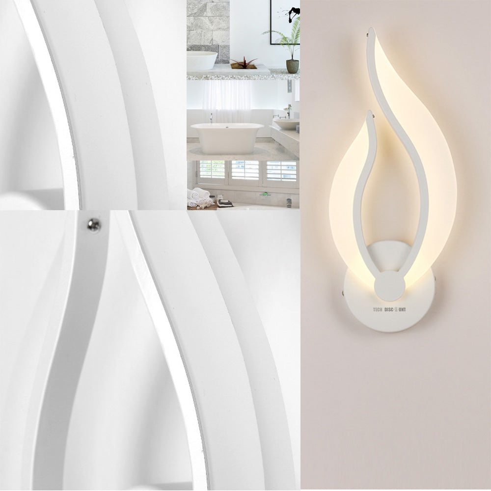 TD® Lampe murale salon maison bureau chambre éclairage puissant applique LED chevet allée porche escalier lumière blanche chaude