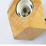 TD® Lampe de table en bois nordique simple et personnalisée en bois massif