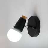 TD® E27 Applique murale interieur salle de bain, Applique murale salon, Lampe murale led moderne mode - Ampoule inclus pas [D Noir]