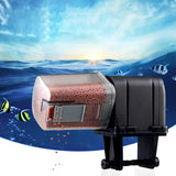 TD® Mangeoire poissons automatique aquarium WiFi télécommande intelligente timing commande vocale automatique noir stockage chargeme