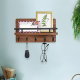 Crochets pour vêtements rangée porte-clés bois lettres décoration murale supports  rangement  clés tentures murales porte-man