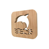 TD® Veilleuse de table motif dauphin LED lampe bureau nuit décoration tendance moderne lampe design dauphin Lumière chargement USB