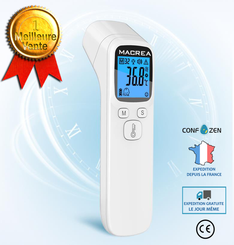 Thermomètre infrarouge, température du lait, température de l'eau
