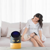 INN® Lampe anti-moustique petit monstre USB photocatalyseur mère et bébé bureau à domicile intérieur silencieux physique anti-mousti