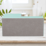 TD® Porte-stylo bureau étude papeterie emballage boîte de rangement bureau ins carré PU stylo baril créatif en cuir porte-stylo mign