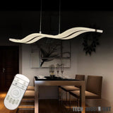 TD® Lustre Acrylique Motif ondulé Lumière LED décoration intérieur tendance moderne conception élégante haute qualité