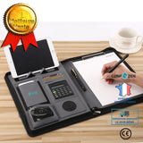 Dossier A4 affaires multifonctionnelle banque d'alimentation mobile dossier portable dossier de gestionnaire de fermeture gli