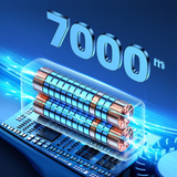 TD® Ventilateur de cou suspendu à trois vitesses réglable sans feuilles étudiant portable mini portable charge USB extérieure