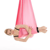 TD® Accessoires Fitness - Musculation,Nouveau 7*2.8m aérien Yoga hamac Anti gravité Yoga balançoire Yoga ceinture pour - Type Orange