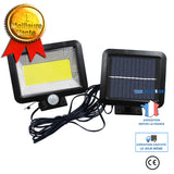 TD® 120 LED IP65 étanche COB super lumineux collecteur solaire applique murale lumière solaire à induction fendue pour jardin extéri