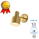 TD® LED Applique Murale RéGlable Direction Miroir Salle de Bains LumièRe DoréE Escalier LumièRe Chambre Fer Lampe de Mur