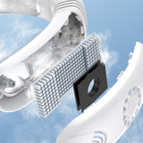 TD® Ventilateur de cou suspendu semi-conducteur de réfrigération climatiseur ventilateur sans lame extérieur refroidissement portabl