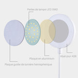 INN® LED protection des yeux lampe de bureau dortoir étudiant trois couleurs réglable USB charge lampe de chevet créative