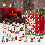 Compte à rebours de Noël Calendrier de l'Avent Calendrier de Noël Ornements Boîte aveugle Ambiance de Noël Jouets Cadeaux de