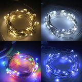 TD® 10M Guirlande lumineuse LED lampe à télécommande (blanc chaud)