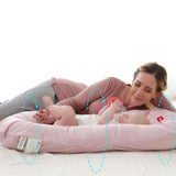 TD® Berceau amovible lit moyen portable pliant lit bébé multifonctionnel lavable en machine hauteur réglable utérus bionique lit