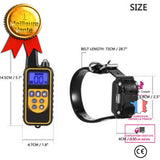 TD® Collier de Dressage Collier Anti-aboiement Etanche Télécommande 800M 99 niveaux de vibration pour Un Chien