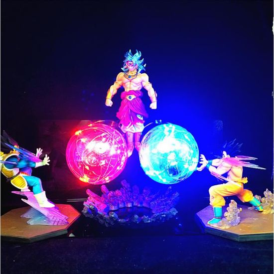 Veilleuse lampe LED Figurine Dragon Ball Z lance boule de feu • Veilleuse