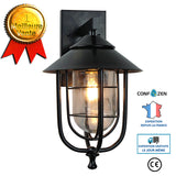 Lampe Phil Wall Lamp R&eacute;tro Imperm&eacute;able Applique Murale Balcon Ext&eacute;rieur en Fer Forg&eacute; Personnalit
