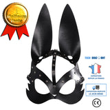 TD® Halloween decoration masque de lapin en cuir punk Prom Party Halloween Carnaval Animal Maquillage Costume Props