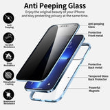 TD® Étui de téléphone portable pour Apple 13pro tout-en-un tout-en-un étui de protection anti-éclatement en verre trempé double face