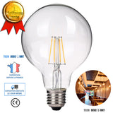 TD® Ampoule led jaune chaud abat-jour suspension lampe de chevet à éclairage LED culot papier verre léger maison hôtel restaurant