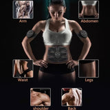 Patch abdominal EMS Dispositif d'entraînement musculaire abdominal Patch d'entraînement musculaire masculin et féminin，8PCS