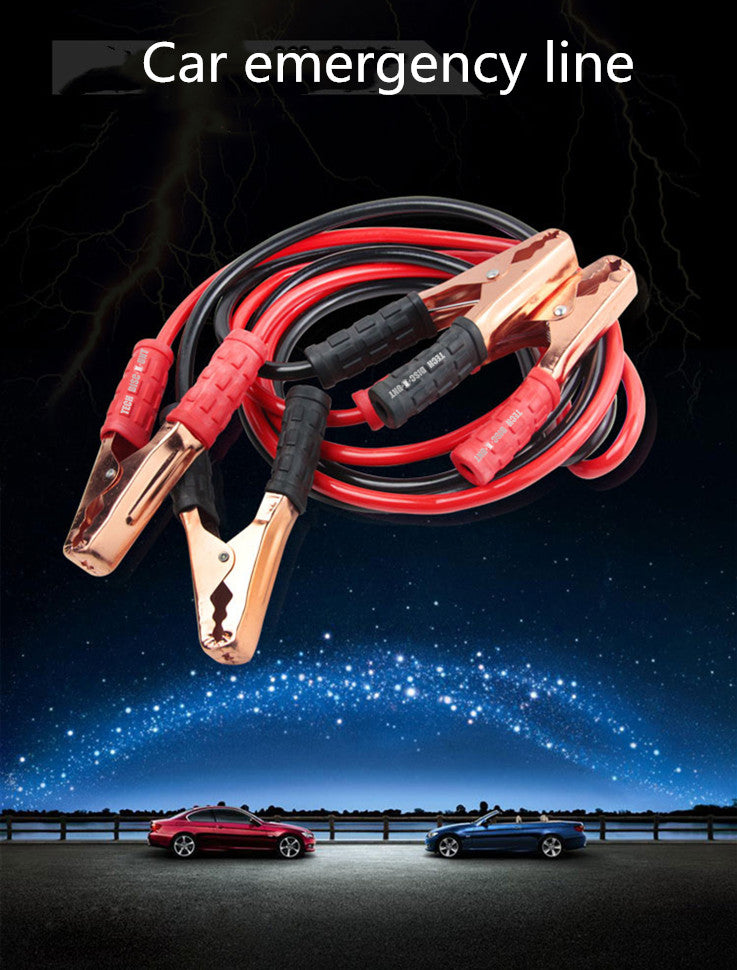 TD® Câble de démarrage de voitures diesel 2,2m batterie panne pinces situation d'urgence recharger charge robuste puissant portable
