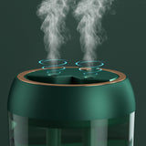 TD® Humidificateur domestique grande capacité muet chambre bureau double buse grand volume de brouillard purificateur d'air