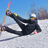 TD® Combinaison de ski chaude coupe-vent respirante combinaison de sous-vêtement de ski simple et double planche-XL