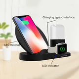 TD® Chargeur Apple Watch Iphone IWatch Airpods à induction Series 1 2 3 4 dock station original rapide sans fil smartphone téléphone