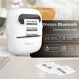 TD® Mini imprimante connexion bluetooth machine d'étiquetage thermique auto-adhésive identification intelligente impression blanc cl