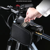 TD® Sac de véloSac de tube supérieur de véloSac de faisceau avant de véloSac de selleSac de sport en plein air