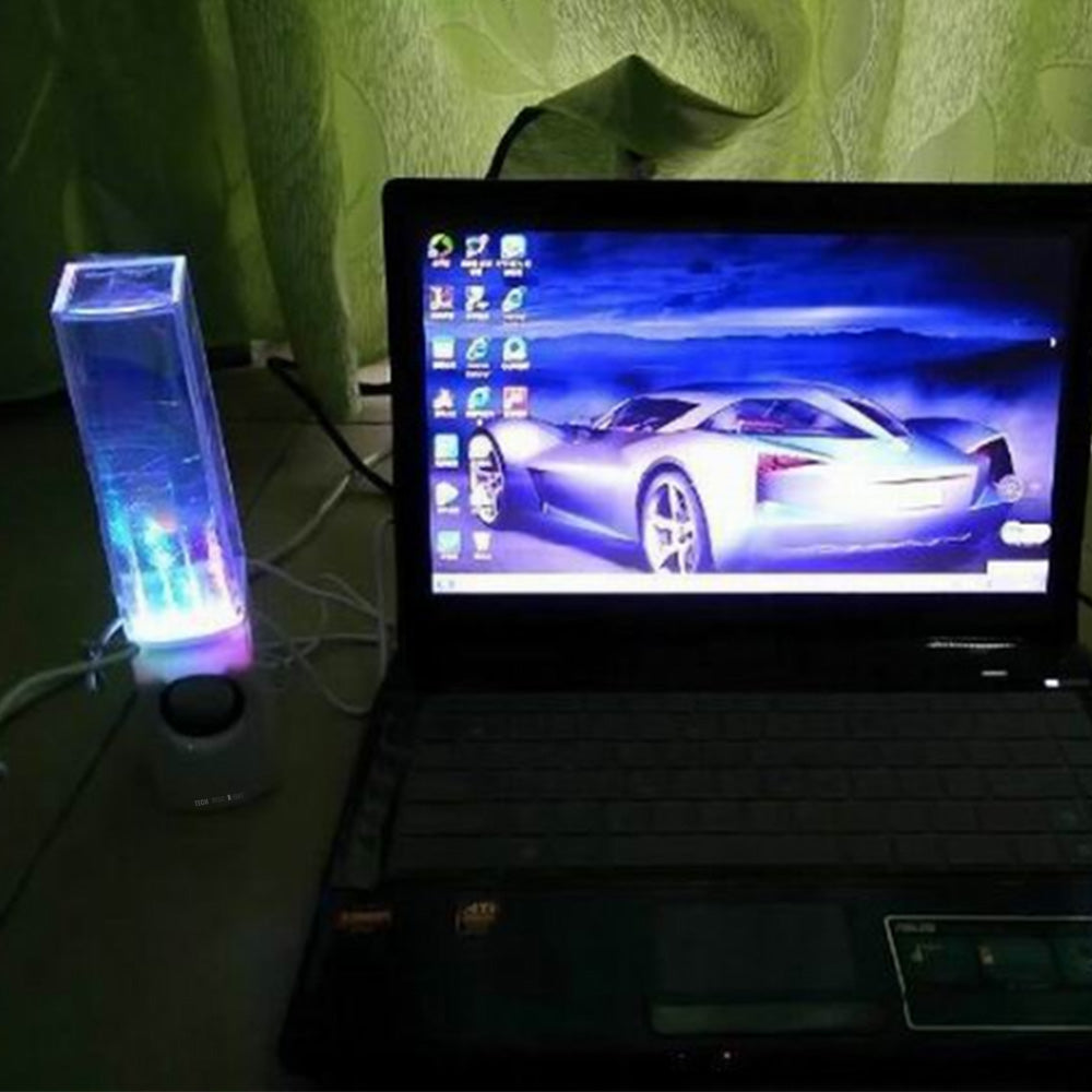 TD® Haut parleur enceinte eau son Bluetooth puissant portable téléphone ordinateur led lumière petit coloré pratique appareils fonta
