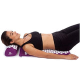 TD® Tapis de Massage Acupression/ Tapis de Yoga / Traitement des Douleurs Tensions Courbatures / Violet 68 × 42 cm /